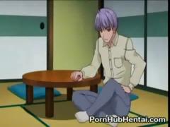 Cute Manga Maid Masturbating