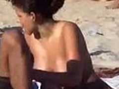 Hot latina spied on beach with hidden cam, ready looking girl with superb big boobies seated down, that babe receives regarding coupled with quick glimpse be advisable for pussy, hot bitch.